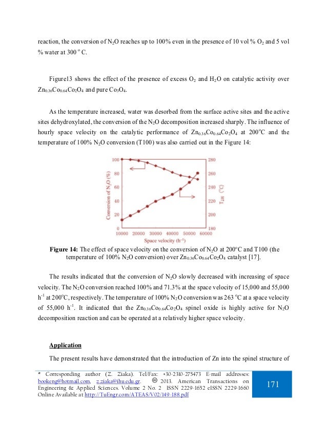 Catalytic of N2O Best Achievable Methods and Processes