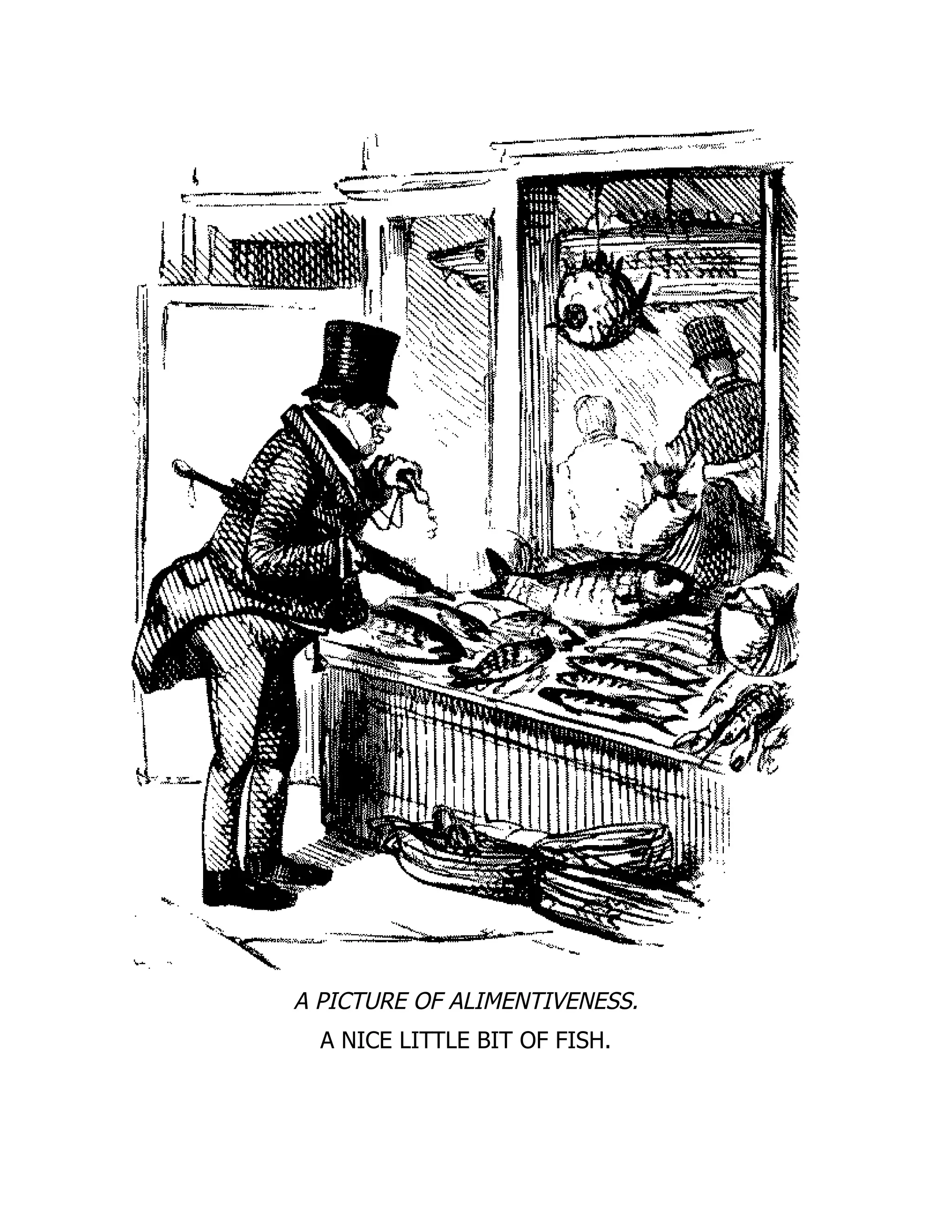 A PICTURE OF ALIMENTIVENESS.
A NICE LITTLE BIT OF FISH.
 