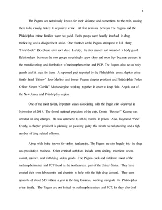 The Pagans Outlaw Motorcycle Club | DOCX