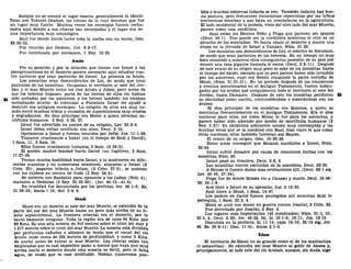 Aunque no se conoce el lugar exacto, generalmente lo identi-
fican con Tubulet Drahab, las ruinas de la cual denotan que fue
un lugar muy fuerte. Muchas veces los enemigos fueron recha-
zados aquí debido a sus riberas tan escarpadas y el lugar era de
una importancia muy estratégica.
Aquí fue donde Jacob luchó toda la noche con un varón, Gen.
32:22-32.
Fue vencida por Gedeón, Jue. 8:8-17.
Fue fortificada por Jeroboam, 1 Rey. 12:25.
Amón
Por su posición y por la relación que tienen con Israel y las
peregrinaciones en el desierto parece necesario aquí estudiar cua-
tro naciones que eran parientes de Israel. La primera es Amón.
Los amonitas eran descendientes de Lot, de modo que eran
parientes de los israelitas. Ocupaban el territorio al este del Jor-
dán y el mar Muerto entre los ríos Arnón y Jaboc, pero antes de
que los hebreos llegasen, parte de las tierras de ellos les habían
sido quitadas por los amorreos, y los héteos también los estaban
molestando mucho. Al colonizar a Palestina Israel les ayudó a
destruir sus antiguos enemigos. La religión de ellos era muy co-
mún entre muchas tribus y consistía de supersticiones muy crueles
y degradantes. Su dios principal era Moloc a quien ofrecían sa-
crificios humanos. 2 Rey. 3:26, 27.
Israel fue advertido en contra de su religión, Lev. 20:2-5.
Israel debía evitar conflicto con ellos, Deut. 2:19.
Oprimieron a Israel y fueron vencidos por Jefté, Jue. 11:1-28.
Trataron cruelmente a Israel (en el tiempo de Saúl y David),
1 Sam. 11; 2 Sam. 10.
Ellos fueron cruelmente tratados, 2 Sam. 12:26-31.
El pueblo mostró bondad hacia David (un fugitivo), 2 Sam.
17:27-29.
Tenían mucha hostilidad hacia Israel, y la mostraron en dife-
rentes maneras y en numerosas ocasiones; atacaron a Israel (2
Crón. 20); pagaron tributo a Jotam, (2 Crón. 27:5); se unieron
con los caldeos en contra de Judá (2 Rey. 24:2).
Se unieron con Sanbalat para oponerse a los judíos (Neh. 4);
mataron a Gedalías (2 Rey. 25:22-26); (Jer. 40:13—41:4).
Su crueldad fue denunciada por los profetas, Jer. 49:1-6; Ez.
21:28-32; Amos 1:13; Sof. 2:8, 9.
Moab
Moab era un distrito al este del mar Muerto, se extendía de la
parte del sur del mar Muerto hasta un poco más arriba de su lí-
mite septentrional. La frontera oriental era el desierto, por lo
tanto bastante irregular. Toda la región era de unos 64 Kms. por
80 Kms. Es una alta meseta de 912 metros sobre el nivel del mar y
1.217 metros sobre el nivel del mar Muerto. La meseta está dividida
por profundas cañadas o abismos de modo que el canal del río
Arnón mide cerca de 520 metros de profundidad, y como 3 Kms.
de ancho antes de entrar al mar Muerto. Las riberas están tan
empinadas que es casi imposible pasar a menos que vaya uno muy
arriba hacia el desierto donde esta meseta es fértil, pero le falta
agua, de modo que es casi destituido. Hablan numerosos pue-
blos y muchas cisternas todavía se ven. También todavía hay bue-
na pastura, pero frecuentes incursiones repentinas por las tribus
convecinas estorban a que haya un crecimiento en la agricultura.
El lado occidental de la meseta, visto del otro lado del mar Muerto,
parece como una cordillera.
Aquí están los Montes Nebo y Pisga que parecen ser iguales
(Deut. 34:1). Uno puede ser la cordillera mientras el otro es un
picacho de las montañas. Ve hacia abajo al desierto y marca una
etapa en la jornada de Israel a Canaán, Núm. 21:20.
Los moabitas son descendientes de Lot, el sobrino de Abraham,
de modo que eran parientes de los hebreos. En un tiempo no muy
bien conocido a nosotros ellos consiguieron posesión de su país por
vencer una raza gigante llamada el emim (Deut. 2:8-11). Después
de este relato de su origen muy poco se sabe de los moabitas hasta
el tiempo del éxodo, excepto que su país parece haber sido invadido
por los amorreos, cuyo rey Sehón conquistó la parte norteña de
Moab, (Núm. 21:21-31). En un período después de las conexiones
y eventos mencionados en el Antiguo Testamento, fueron subyu-
gados por los árabes que conquistaron todo el territorio al este del
Jordán, hasta Damasco. Después de esto los moabitas perdieron 85
su identidad como nación, confundiéndose o mezclándose con los
árabes.
El dios principal de los moabitas era Quemos, a quien se
menciona frecuentemente en el Antiguo Testamento. Era el dios
nacional para ellos, así como Moloc lo fue para los amonitas, y
parece haber sido adorado por medio de sacrificios humanos (2
Rey. 3:27). Su idolátrica adoración estaba muy corrompida y las
muchas veces que se la combinó con Baal, hizo claro el que como
otras naciones, ellos también tuvieran sus Baales.
El relato de su origen, Gen. 19:30-38.
Balac quiso conseguir que Balaam maldijera a Israel, Núm.
22-24.
Israel sufrió desastre por causa de relaciones ilícitas con los
moabitas, Núm. 25.
Israel pasó su frontera, Deut. 2:8, 9.
Los moabitas fueron excluidos de la asamblea, Deut. 23:26.
A Moisés le fueron dadas más revelaciones allí, (Deut. 29:1 sig.
Lev. 26:46; 27:34).
Pisga fue de donde Moisés vio a Canaán y murió, Deut. 32:48-
52; 34:1-8.
Aod libró a Israel de su opresión, Jue. 3:12-30.
Saúl hiere a Moab, 1 Sam. 14:47.
Los padres de David fueron protegidos allí mientras Saúl le
perseguía, 1 Sam. 22:3, 4.
Moab se unió con Amón en guerra contra Josafat, 2 Crón. 20.
Fue derrotada por Josafat, 2 Rey. 3.
Los lugares más importantes (45 nombrados) Núm. 21:2, 15;
23:3, 4; Deut. 3:29; Jer. 48:22, 24; Is. 15:1-5; 16:11; Jos. 13:19.
Discutida en la profecía, Is. 11:14; caps. 15-16; 25:10 sig., Jer.
48; Ez. 25:8-11; Dan. 11:41; Amos 2:1-3.
Edom
El territorio de Edom no es grande como el de los madianitas
(o ismaelitas). Se extendía del mar Muerto al golfo de Akaba y,
principalmente, al lado este del río Arabah, aunque, sin duda, algo
 