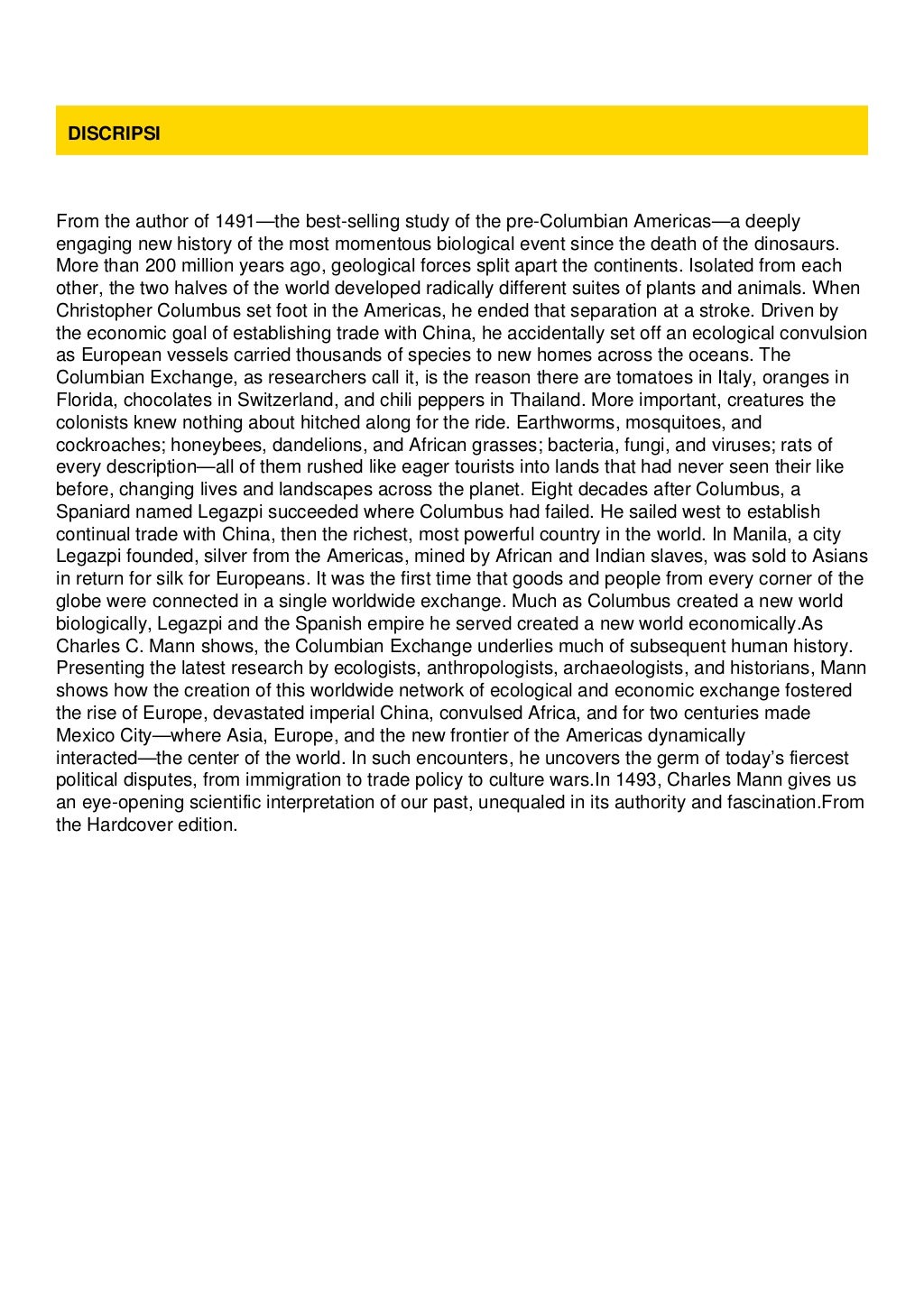 1493 uncovering the new world columbus created 1493 uncovering the new world columbus created
