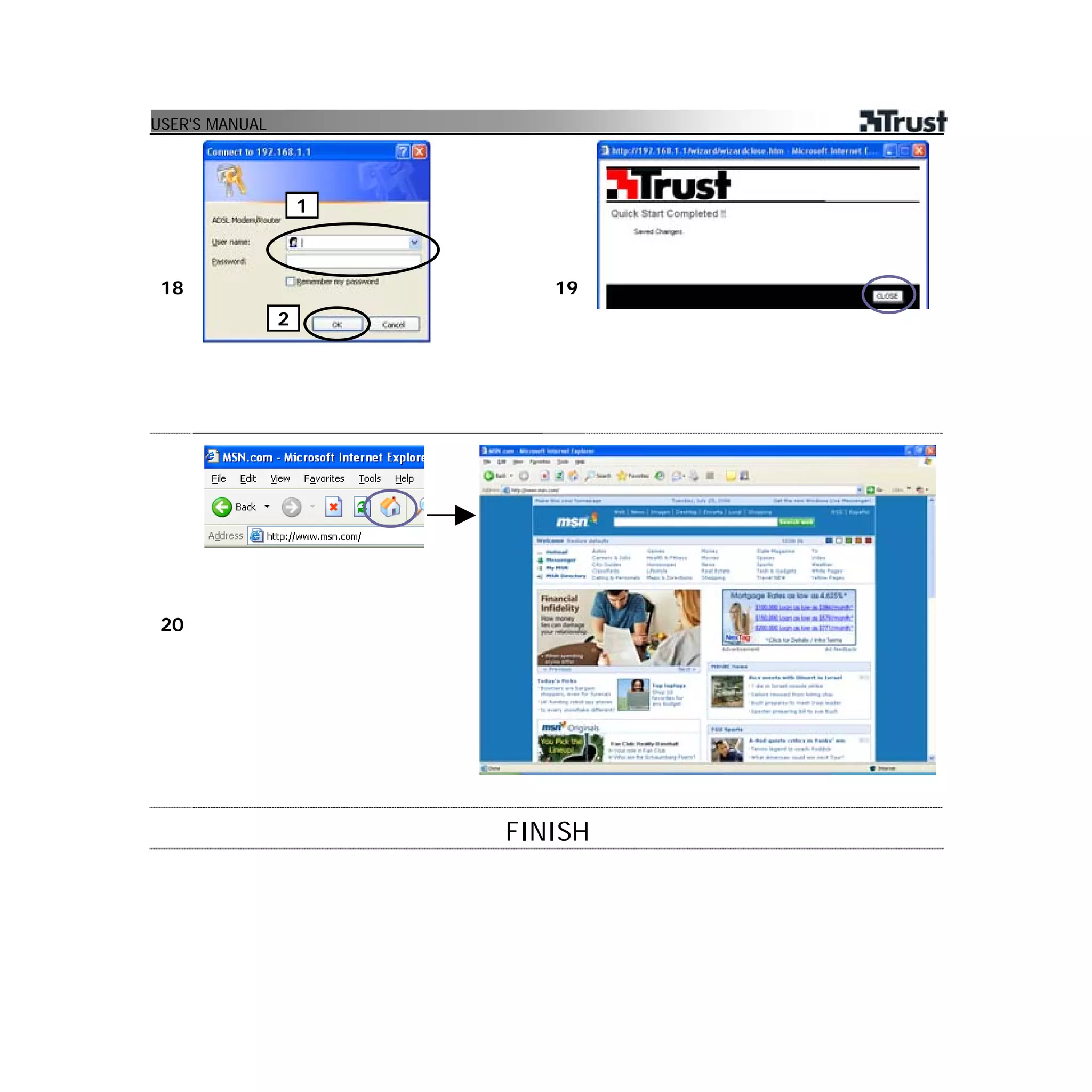 14954 Trust adsl 2+ modem-router md-4050 | PDF