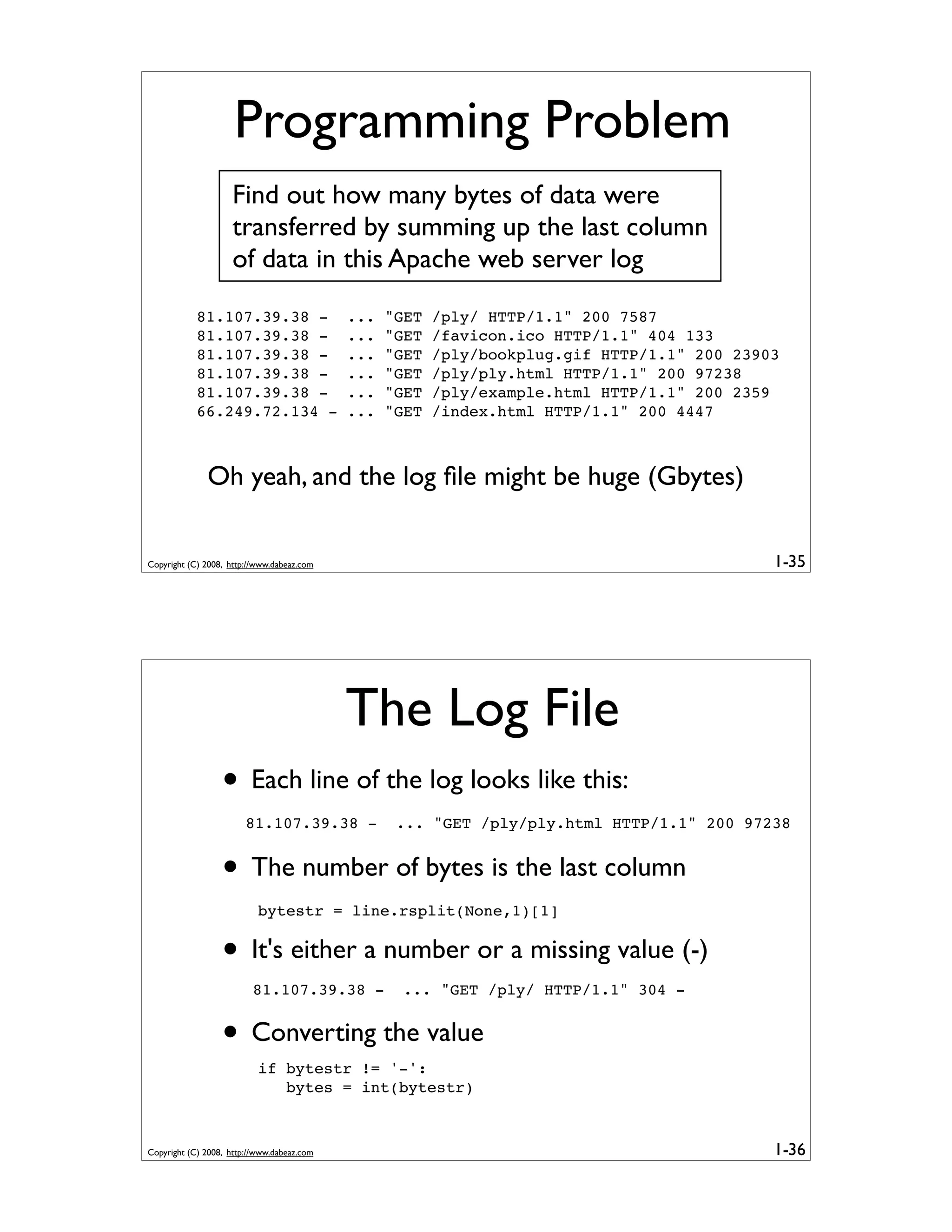 Generator Tricks for Systems Programmers