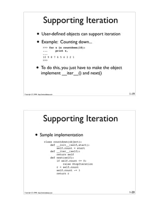 Generator Tricks for Systems Programmers