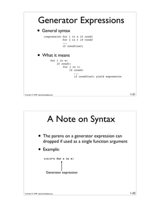 Generator Tricks for Systems Programmers