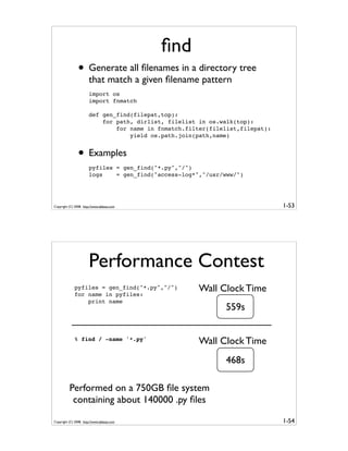 Generator Tricks for Systems Programmers