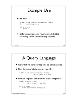 Generator Tricks for Systems Programmers