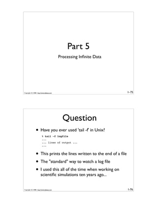 Generator Tricks for Systems Programmers
