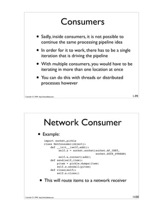 Generator Tricks for Systems Programmers