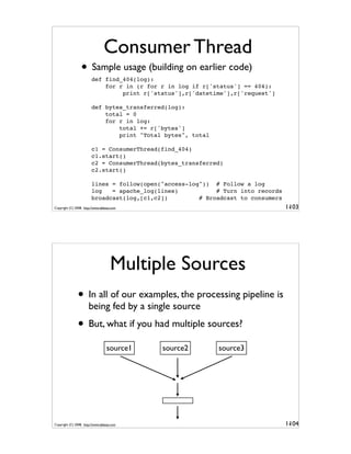 Generator Tricks for Systems Programmers
