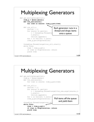 Generator Tricks for Systems Programmers