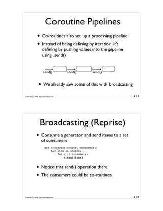 Generator Tricks for Systems Programmers