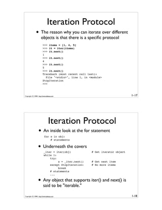 Generator Tricks for Systems Programmers