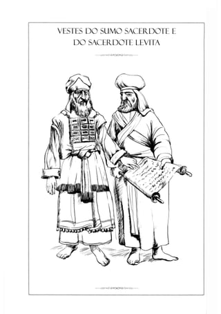 VESTES DO SUMO SACERDOTE E
DO SACERDOTE LEVITA
^ /W -o-G V
 