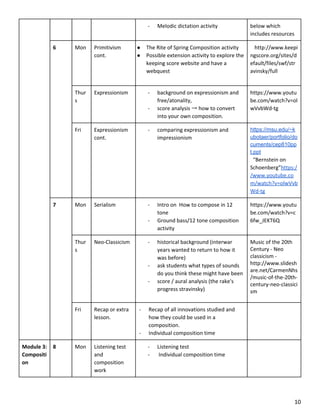 UNIT PLAN | PDF