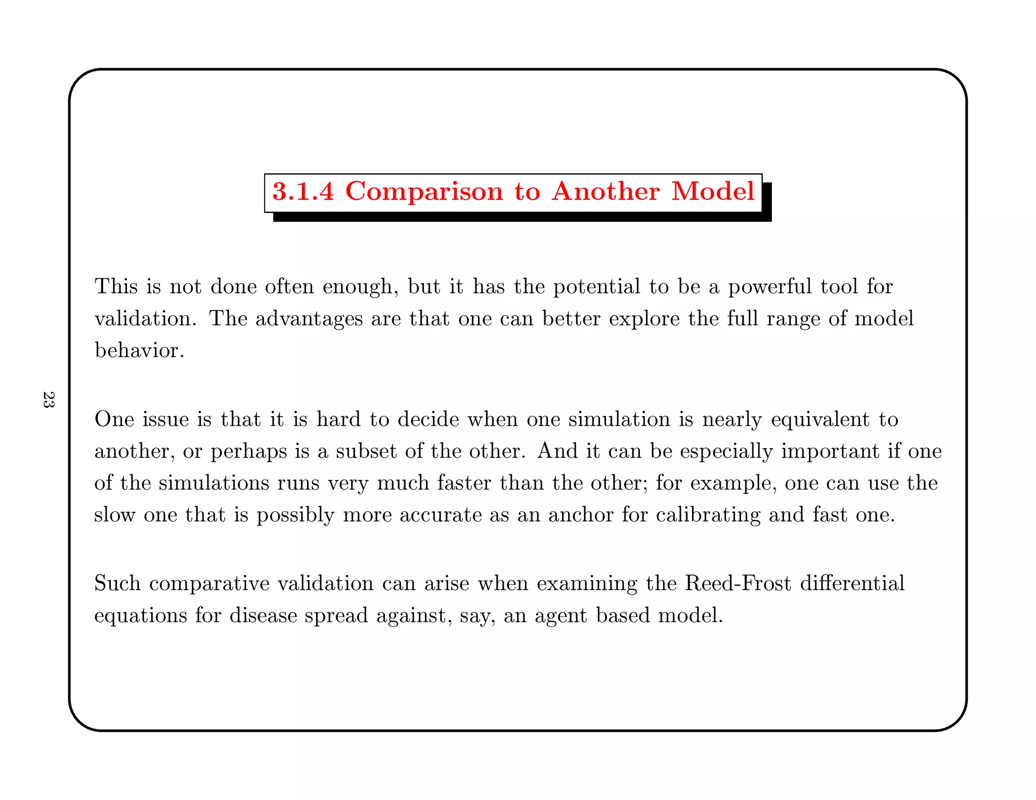 ¿º½º ÓÑÔ Ö ×ÓÒ ØÓ ÒÓØ Ö ÅÓ Ð
Ì × × ÒÓØ ÓÒ Ó Ø Ò ÒÓÙ ¸ ÙØ Ø × Ø ÔÓØ ÒØ Ð ØÓ ÔÓÛ Ö ÙÐ ØÓÓÐ ÓÖ
Ú Ð Ø ÓÒº Ì Ú ÒØ × Ö Ø Ø ÓÒ 
 Ò ØØ Ö ÜÔÐÓÖ Ø ÙÐÐ Ö Ò Ó ÑÓ Ð
Ú ÓÖº
ÇÒ ××Ù × Ø Ø Ø × Ö ØÓ 
 Û Ò ÓÒ × ÑÙÐ Ø ÓÒ × Ò ÖÐÝ ÕÙ Ú Ð ÒØ ØÓ
ÒÓØ Ö¸ ÓÖ Ô Ö Ô× × ×Ù × Ø Ó Ø ÓØ Öº Ò Ø 
 Ò ×Ô 
 ÐÐÝ ÑÔÓÖØ ÒØ ÓÒ
Ó Ø × ÑÙÐ Ø ÓÒ× ÖÙÒ× Ú ÖÝ ÑÙ
 ×Ø Ö Ø Ò Ø ÓØ Ö ÓÖ Ü ÑÔÐ ¸ ÓÒ 
 Ò Ù× Ø
×ÐÓÛ ÓÒ Ø Ø × ÔÓ×× ÐÝ ÑÓÖ 

ÙÖ Ø × Ò Ò
 ÓÖ ÓÖ 
 Ð Ö Ø Ò Ò ×Ø ÓÒ º
ËÙ
 
ÓÑÔ Ö Ø Ú Ú Ð Ø ÓÒ 
 Ò Ö × Û Ò Ü Ñ Ò Ò Ø Ê ¹ ÖÓ×Ø Ö ÒØ Ð
ÕÙ Ø ÓÒ× ÓÖ × × ×ÔÖ Ò×Ø¸ × Ý¸ Ò ÒØ × ÑÓ Ðº
¾¿
 
