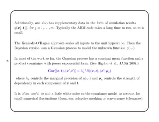 Ø ÓÒ ÐÐÝ¸ ÓÒ Ð×Ó × ×ÙÔÔÐ Ñ ÒØ ÖÝ Ø Ò Ø ÓÖÑ Ó × ÑÙÐ Ø ÓÒ Ö ×ÙÐØ×
η(x∗
j , t∗
j )¸ ÓÖ j = 1, . . . , mº ÌÝÔ 
 ÐÐÝ Ø Å 
Ó Ø × ÐÓÒ Ø Ñ ØÓ ÖÙÒ¸ ×Ó m ×
×Ñ ÐÐº
Ì Ã ÒÒ Ý¹Ç³À Ò ÔÔÖÓ 
 ×
 Ð × ÐÐ ÒÔÙØ× ØÓ Ø ÙÒ Ø ÝÔ Ö
Ù º Ì Ò Ø
Ý × Ò Ú Ö× ÓÒ Ù× × Ù×× Ò ÔÖÓ
 ×× ØÓ ÑÓ Ð Ø ÙÒ ÒÓÛÒ ÙÒ
Ø ÓÒ η(·, ·)º
ÁÒ ÑÓ×Ø Ó Ø ÛÓÖ ×Ó Ö¸ Ø Ù×× Ò ÔÖÓ
 ×× × 
ÓÒ×Ø ÒØ Ñ Ò ÙÒ
Ø ÓÒ Ò
ÔÖÓ Ù
Ø 
ÓÚ Ö Ò
 Û Ø ÔÓÛ Ö ÜÔÓÒ ÒØ Ð ÓÖÑº ´Ë À ÓÒ Ø Ðº¸ Â Ë ¾¼¼ ºµ
ÓÚ[(x, t), (x′
, t′
)] = λ−1
η R((x, t), (x′
; ρη)
Û Ö λη 
ÓÒØÖÓÐ× Ø Ñ Ö Ò Ð ÔÖ 
 × ÓÒ Ó η(·, ·) Ò ρη 
ÓÒØÖÓÐ× Ø ×ØÖ Ò Ø Ó
Ô Ò Ò
Ý Ò 
 
ÓÑÔÓÒ ÒØ Ó x Ò tº
ÁØ × Ó Ø Ò Ù× ÙÐ ØÓ Ð ØØÐ Û Ø ÒÓ × ØÓ Ø 
ÓÚ Ö Ò
 ÑÓ Ð ØÓ 

ÓÙÒØ ÓÖ
×Ñ ÐÐ ÒÙÑ Ö 
 Ð Ù
ØÙ Ø ÓÒ× ´ ÖÓÑ¸ × Ý¸ ÔØ Ú Ñ × Ò ÓÖ 
ÓÒÚ Ö Ò
 ØÓÐ Ö Ò
 ×µº
¿
 