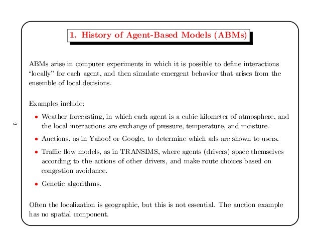 14 Agent Based Models A New Challenge For Statistics 16