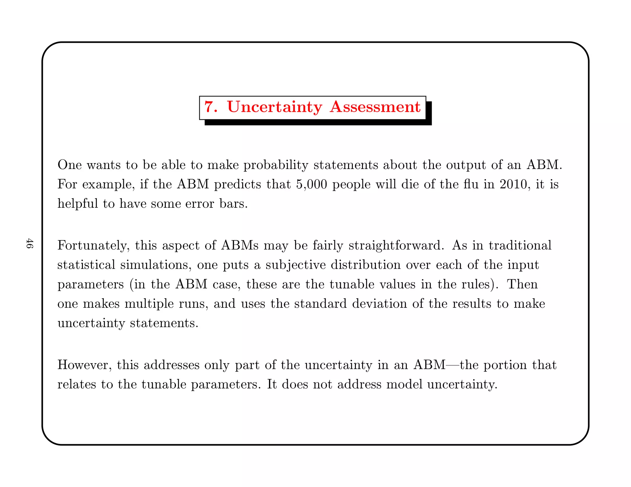 º ÍÒ
 ÖØ ÒØÝ ×× ××Ñ ÒØ
ÇÒ Û ÒØ× ØÓ Ð ØÓ Ñ ÔÖÓ Ð ØÝ ×Ø Ø Ñ ÒØ× ÓÙØ Ø ÓÙØÔÙØ Ó Ò Åº
ÓÖ Ü ÑÔÐ ¸ Ø Å ÔÖ 
Ø× Ø Ø ¸¼¼¼ Ô ÓÔÐ Û ÐÐ Ó Ø Ù Ò ¾¼½¼¸ Ø ×
ÐÔ ÙÐ ØÓ Ú ×ÓÑ ÖÖÓÖ Ö×º
ÓÖØÙÒ Ø ÐÝ¸ Ø × ×Ô 
Ø Ó Å× Ñ Ý ÖÐÝ ×ØÖ Ø ÓÖÛ Ö º × Ò ØÖ Ø ÓÒ Ð
×Ø Ø ×Ø 
 Ð × ÑÙÐ Ø ÓÒ×¸ ÓÒ ÔÙØ× ×Ù 
Ø Ú ×ØÖ ÙØ ÓÒ ÓÚ Ö 
 Ó Ø ÒÔÙØ
Ô Ö Ñ Ø Ö× ´ Ò Ø Å 
 × ¸ Ø × Ö Ø ØÙÒ Ð Ú ÐÙ × Ò Ø ÖÙÐ ×µº Ì Ò
ÓÒ Ñ × ÑÙÐØ ÔÐ ÖÙÒ×¸ Ò Ù× × Ø ×Ø Ò Ö Ú Ø ÓÒ Ó Ø Ö ×ÙÐØ× ØÓ Ñ
ÙÒ
 ÖØ ÒØÝ ×Ø Ø Ñ ÒØ×º
ÀÓÛ Ú Ö¸ Ø × Ö ×× × ÓÒÐÝ Ô ÖØ Ó Ø ÙÒ
 ÖØ ÒØÝ Ò Ò Å Ø ÔÓÖØ ÓÒ Ø Ø
Ö Ð Ø × ØÓ Ø ØÙÒ Ð Ô Ö Ñ Ø Ö×º ÁØ Ó × ÒÓØ Ö ×× ÑÓ Ð ÙÒ
 ÖØ ÒØÝº
 
