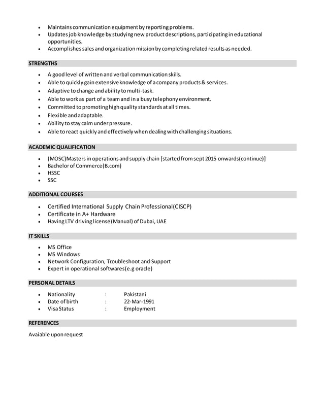 Saad Riaz - CV | PDF