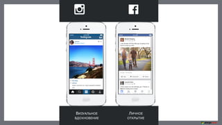 37% АУДИТОРИИ
ВИЗУАЛЬНОЕ
ВДОХНОВЕНИЕ
ЛИЧНОЕ
ОТКРЫТИЕ
 