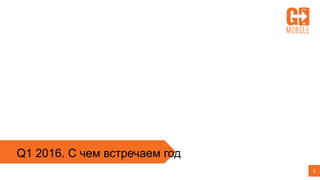 Q1 2016. С чем встречаем год
3
 
