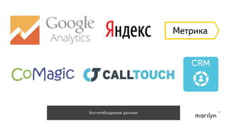 Все необходимые данные
 