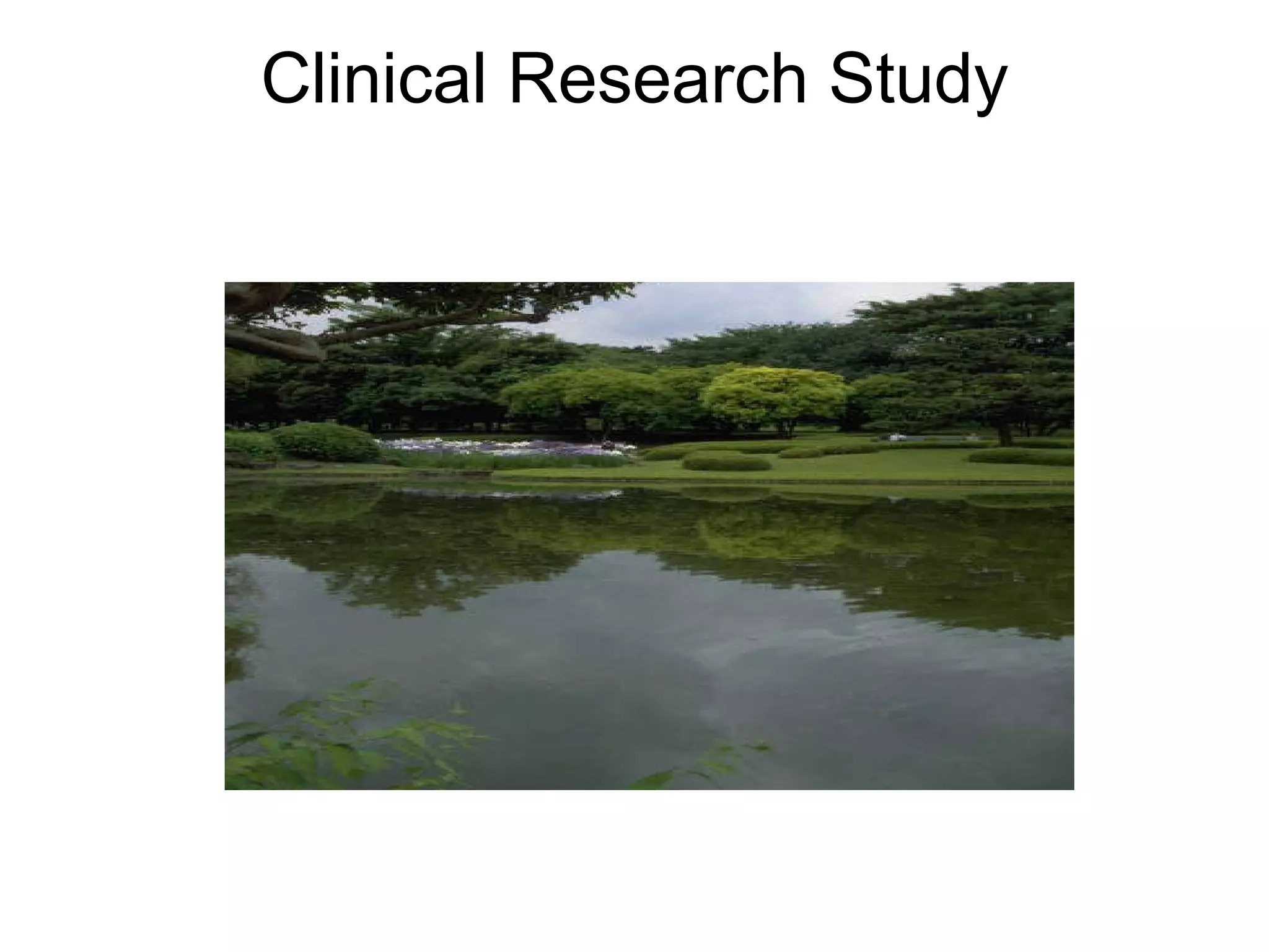 Clinical Research Study 