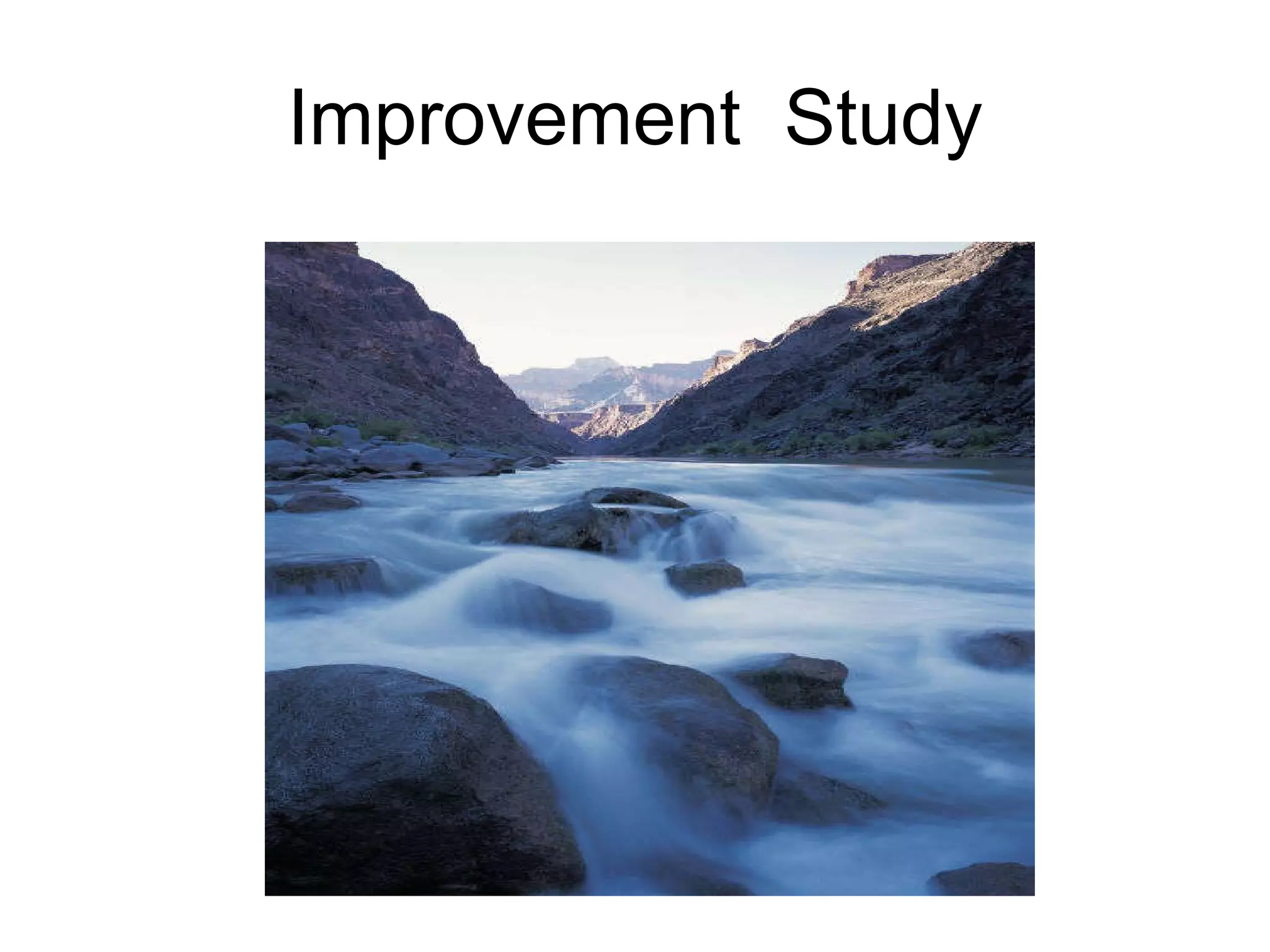 Improvement  Study 