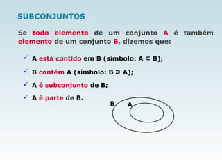 14 aula teoria dos conjuntos | PPT