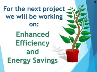 For the next project
we will be working
on:
55
 