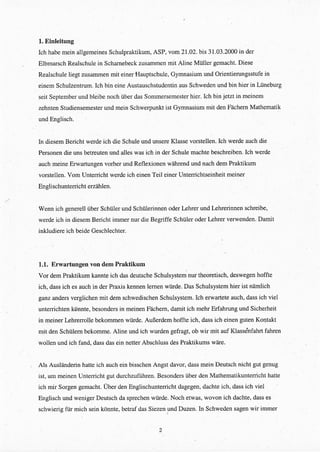Praktikumsbericht