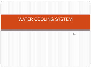 14
WATER COOLING SYSTEM
 