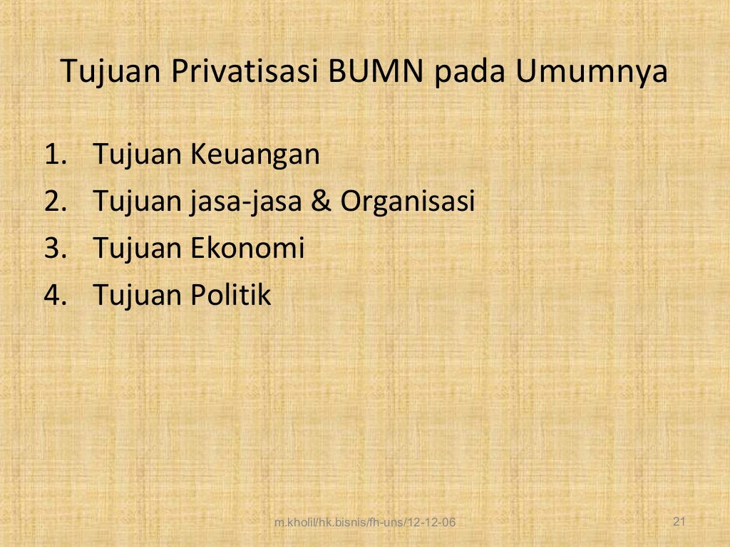 BUMN DAN BUMD