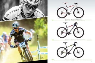 81
Frame: F29, SmartFormed Alloy  Fork: Magura TS6 Air 29 (100mm)  RD/FD/Shift: Shimano Deore, Shadow Plus 
Wheelset: Stan’s ZTR Rapid 29/ Formula  Brakes: Shimano M505 hydraulic  Color: Jet Black, w/ Green, White - Gloss (01)
Frame: F29, SmartFormed Alloy  Fork: Lefty PBR 90 29 (90mm)  RD/FD/Shift: Shimano SLX, Shadow Plus /Deore/SLX 
Wheelset: Stan’s ZTR Rapid 29 / Shimano M525  Brakes: Shimano Deore  Color: Mariner Blue, w/Red, White, Blue - Gloss (01)
Frame: F29, SmartFormed Alloy  Fork: Lefty PBR 90 29 (90mm)  RD/FD/Shift: SRAM X9/X7/X7 
Wheelset: Stan’s ZTR Rapid 29 / X9  Brakes: Magura MT2 w/BAT  Color: Magnesium White, w/ Red, Black - Gloss (01)
F29 6
F29 5
F29 4
Keegan Swenson - Cannondale
Factory Racing - Val di Sole, ITA.
 