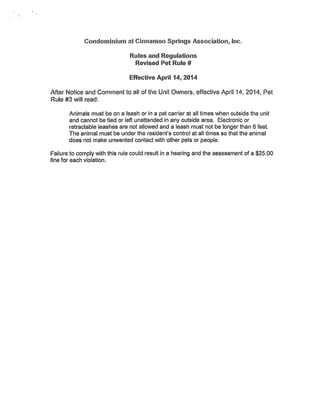 14 cinnamon springs.condo docs