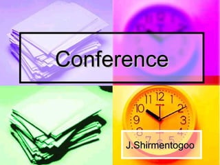 Conference J.Shirmentogoo  
