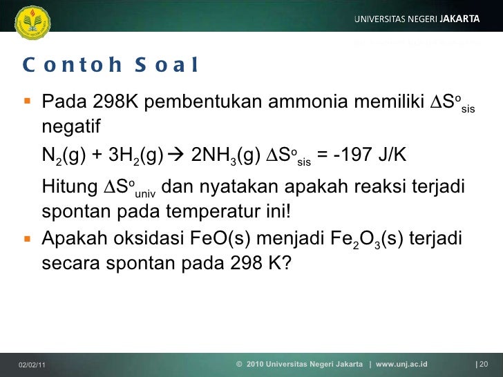 Termodinamika 14 C Prinsip Perubahan Entropi