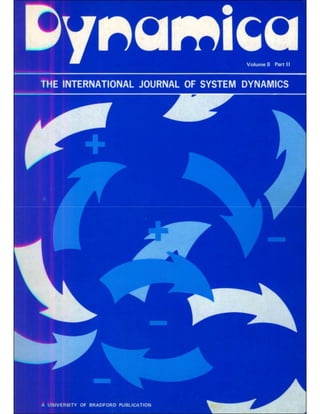 British Telecom: Systems Dynamics Strategic Planning Model - 1982