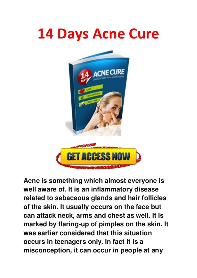 14 Days Acne Cure Pdf - 