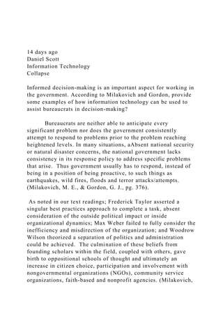 14 days agoDaniel Scott Information Technology Collapse.docx | IT and ...