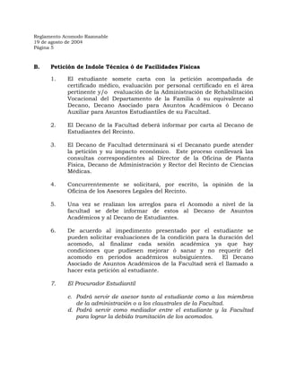 ADA Acomodo | PDF