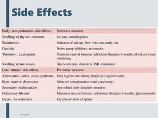 Radioactive Iodine Treatment In Thyroid Cancers