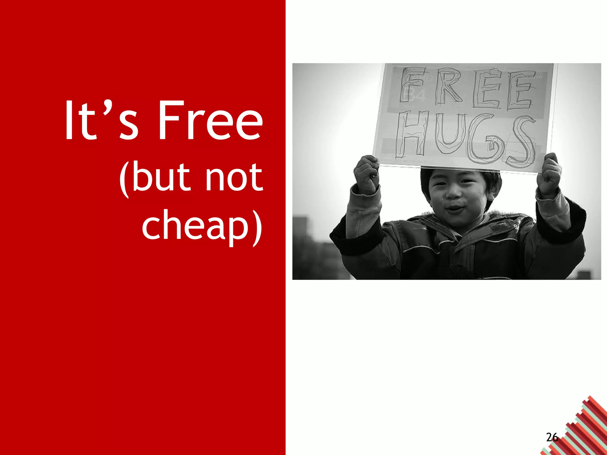 It’s Free (but not cheap) 