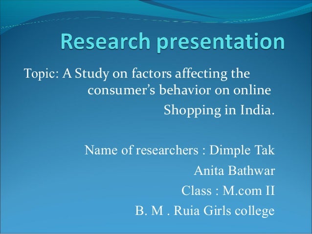 Commerce research paper topics