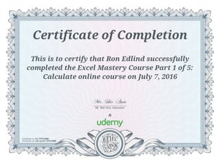Excel-Mastery-Course