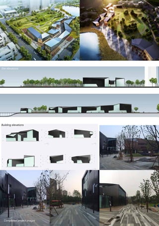 Completed project images
SIte elevations
Building elevations
 