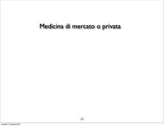 Medicina di mercato o privata




                                       12
martedì 19 aprile 2011
 
