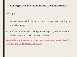 GST on E-comm & JobWork 26-03-2017 | PPT