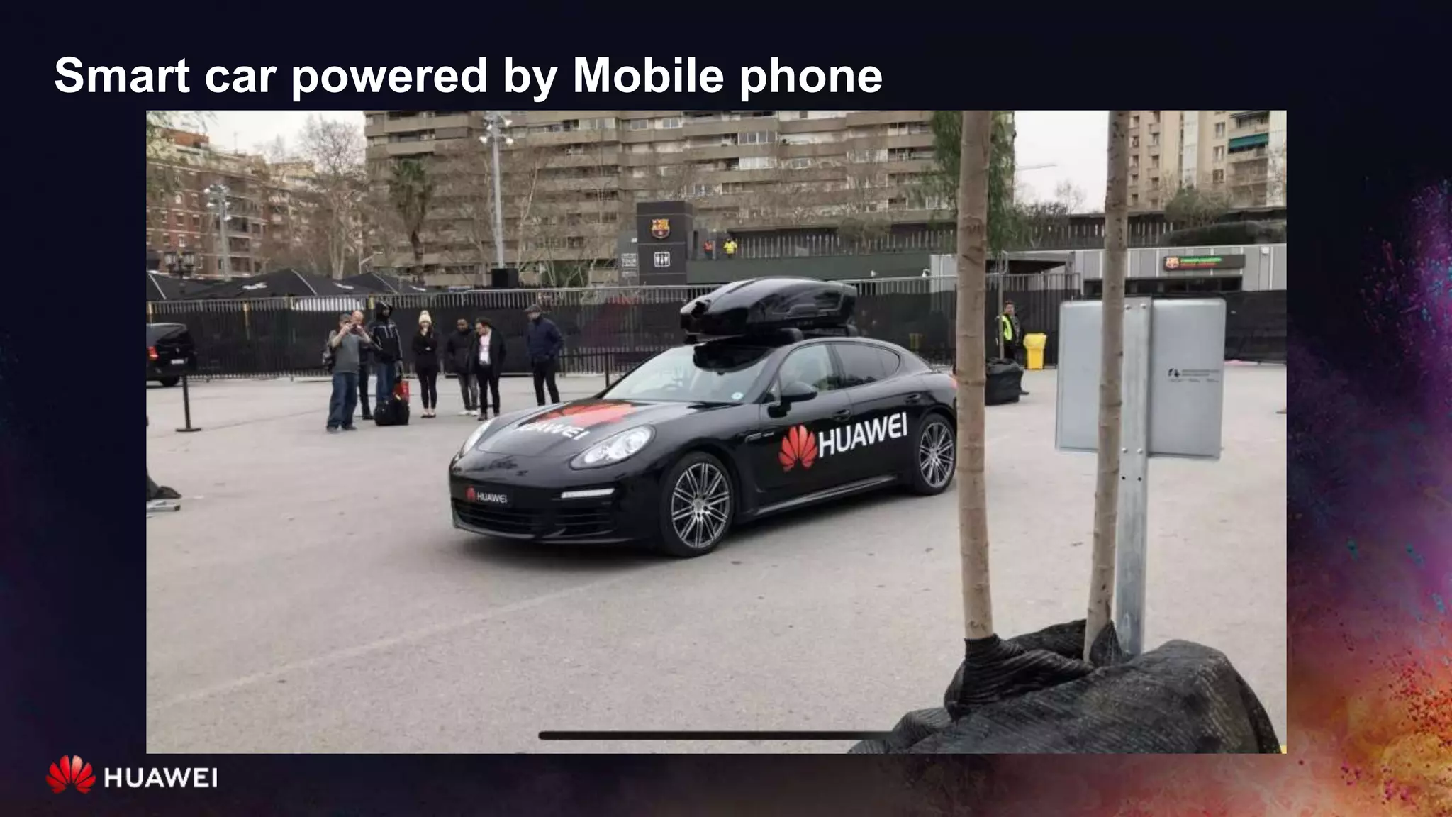 Smart car powered by Mobile phone
 